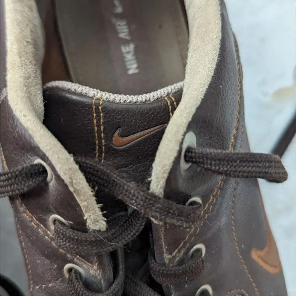 Nike Air Zoom Revive Golf Shoes Mens size 9  Brown Leather
